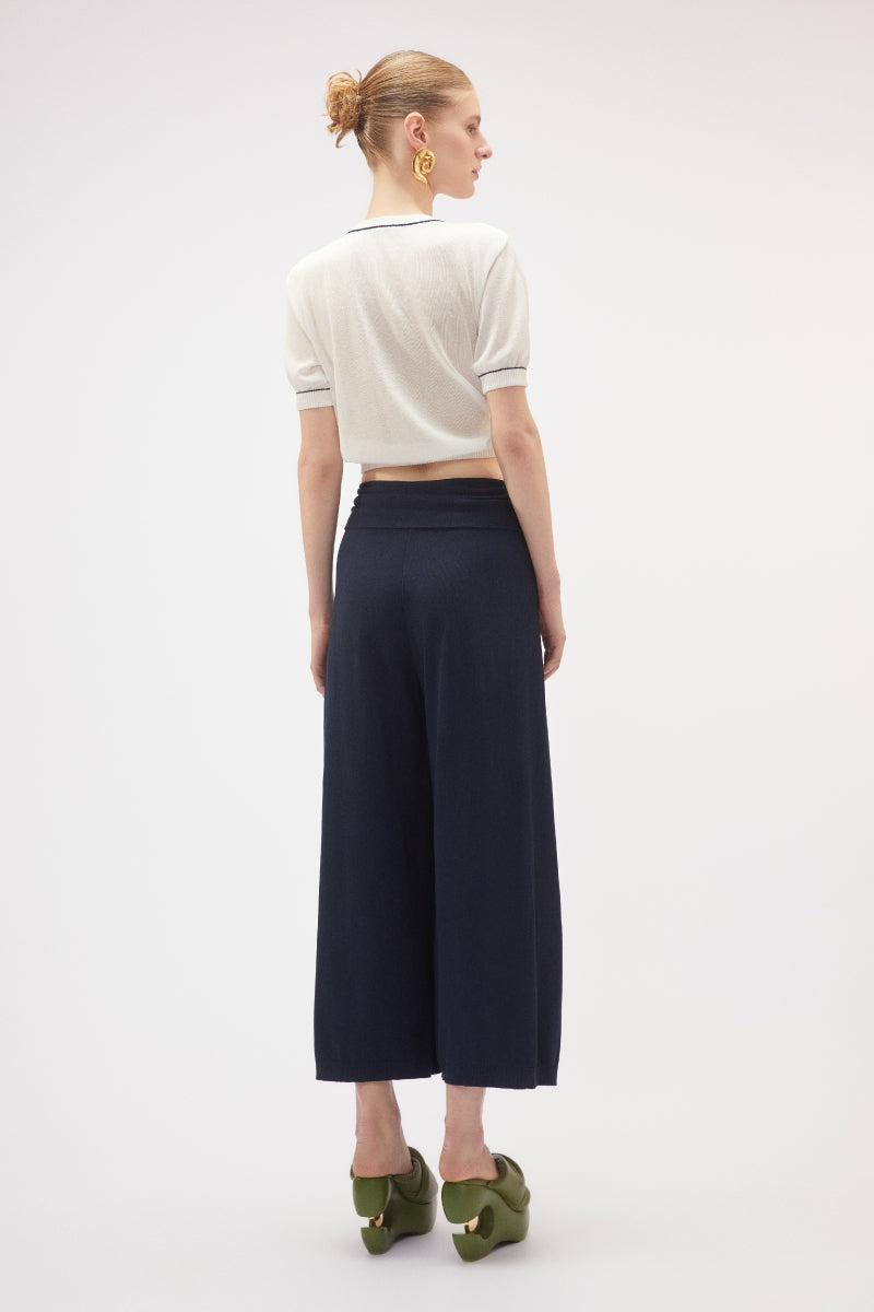 Knit Trousers with knot