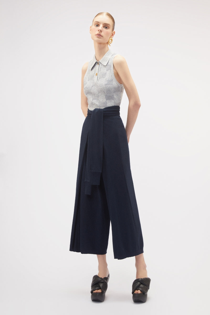 Knit Trousers with knot