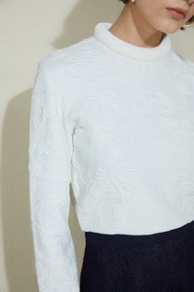 KNIT JUMPER FOREST WHITE