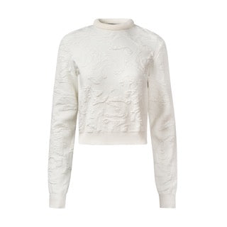 KNIT JUMPER FOREST WHITE